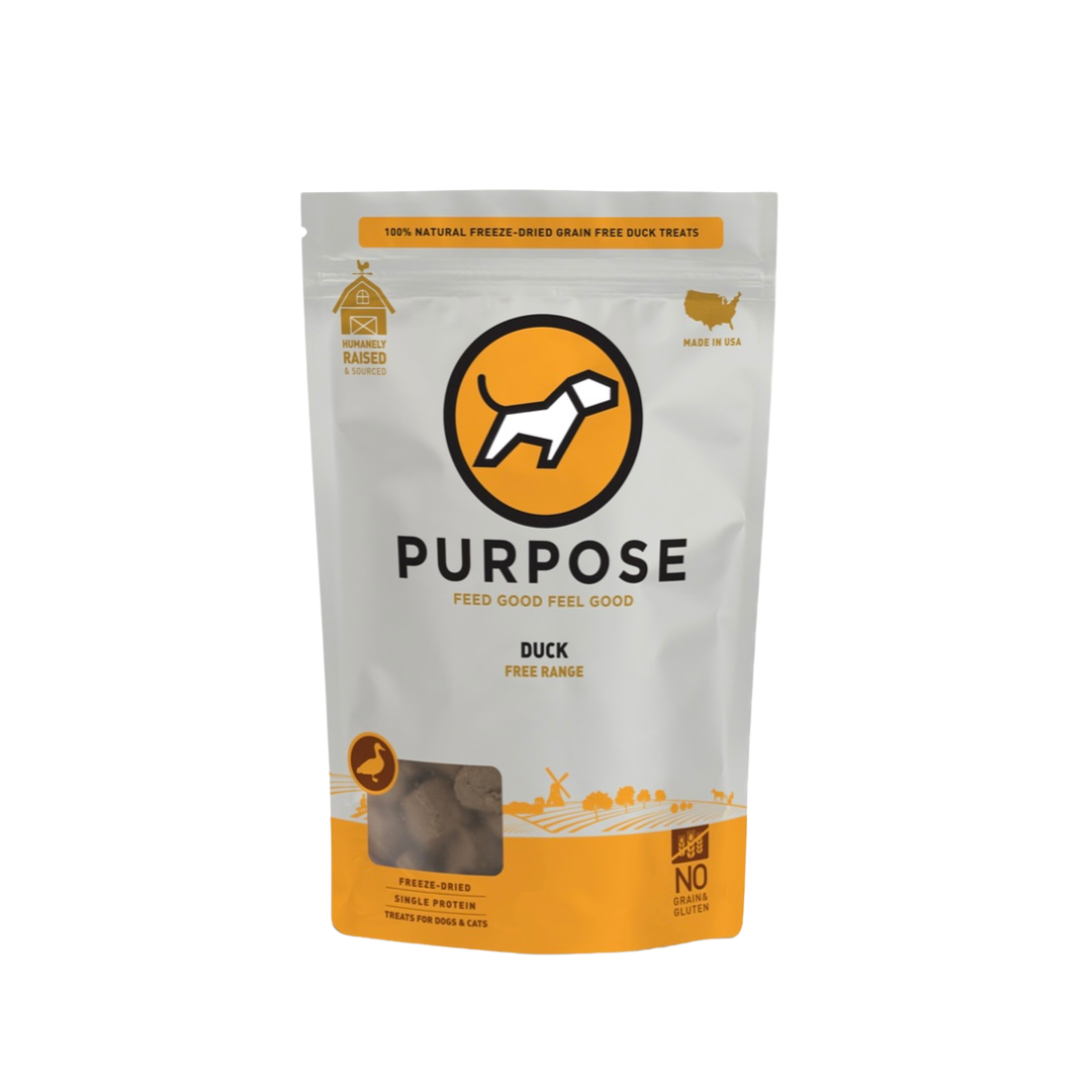 Purpose- 鴨丁單一蛋白凍乾生肉小食