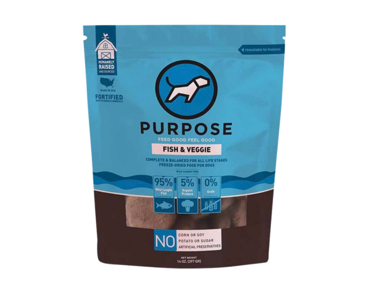 Purpose-單一蛋白魚肉凍乾塊 (犬用)