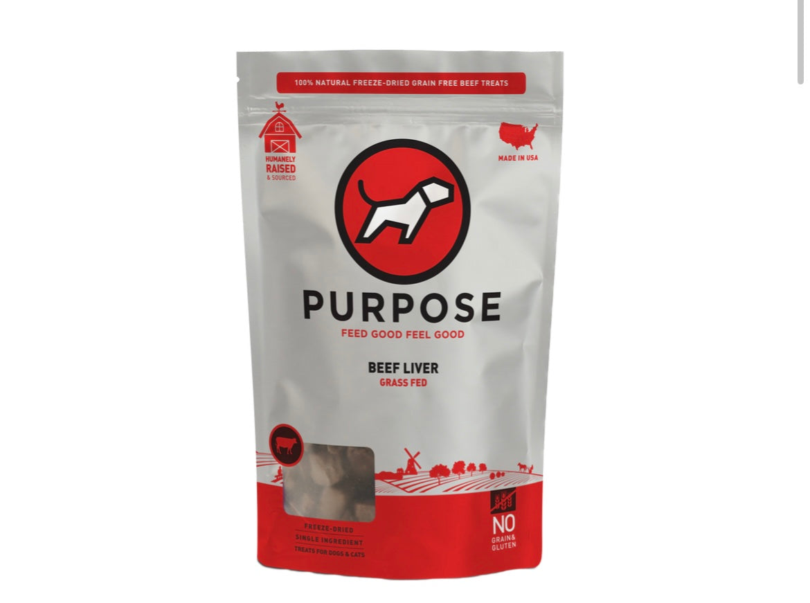 Purpose-牛肝單一蛋白凍乾生肉小食